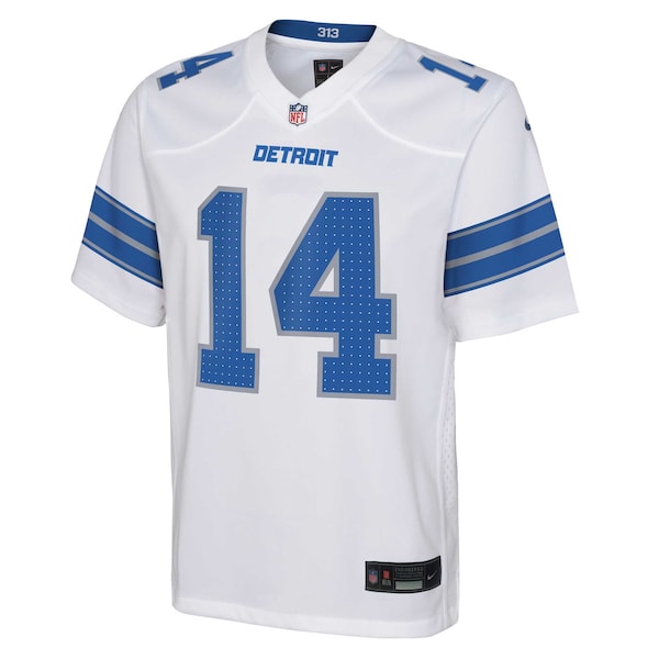 Amon-Ra St. Brown Detroit Lions Nike Youth Player Game Jersey - White - Image 3