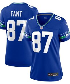Noah Fant Seattle Seahawks Nike Women's Throwback Player Game Jersey - Royal