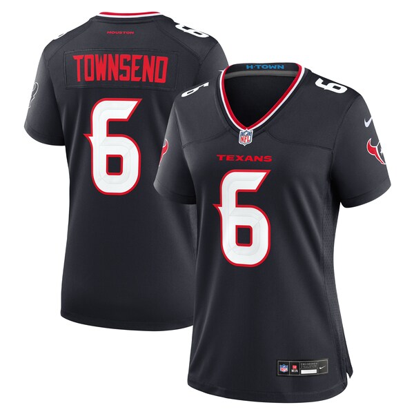 Tommy Townsend Houston Texans Nike Women's Team Game Jersey - Navy