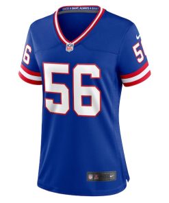 Alternative view of Lawrence Taylor New York Giants Nike Women's Classic Retired Player Game Jersey - Royal