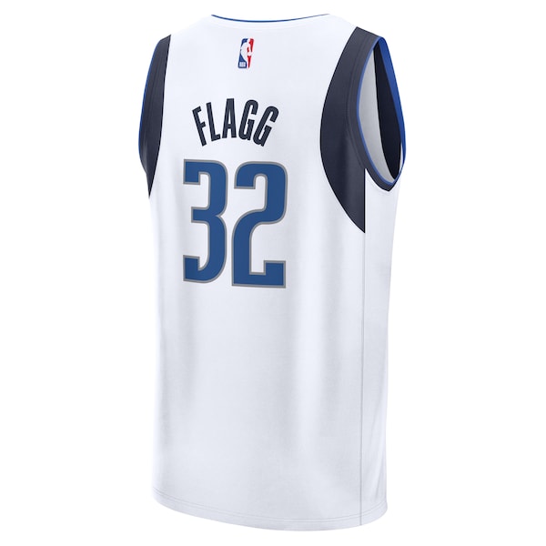 Cooper Flagg Dallas Mavericks 2025 NBA Draft First Round Pick Fast Break Replica Jersey - Association Edition - White - Image 3