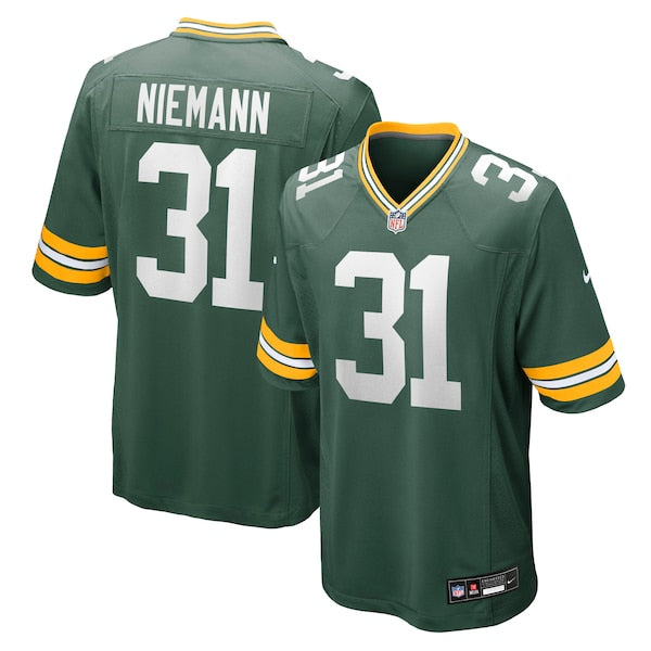 Nick Niemann Green Bay Packers Nike Team Game Jersey - Green