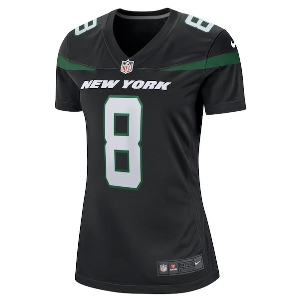Aaron Rodgers New York Jets Nike Women's Player Jersey - Black/Green/White - Image 3