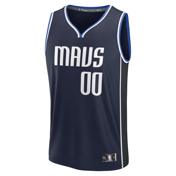 Dallas Mavericks Custom Fast Break Jersey - Statement Edition - Navy/Blue - Image 3