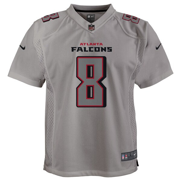 Kyle Pitts Atlanta Falcons Nike Youth Atmosphere Game Jersey - Gray - Image 2
