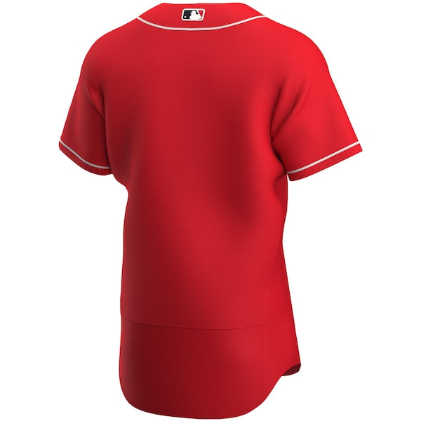 Cincinnati Reds Nike Alternate Authentic Team Logo Jersey - Scarlet - Image 3