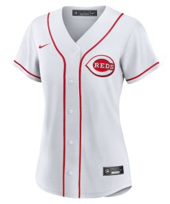 Alternative view of Spencer Steer Cincinnati Reds Nike Women's Home Replica Jersey - White