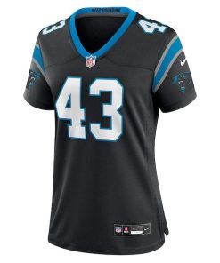Alternative view of Luiji Vilain Carolina Panthers Nike Women's  Game Jersey -  Black