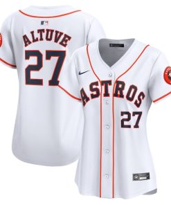 Jose Altuve Houston Astros Nike Women's Home Limited Player Jersey - White