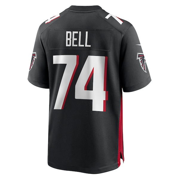Travis Bell Atlanta Falcons Nike Team Game Jersey - Black - Image 3