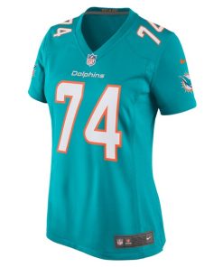 Alternative view of Liam Eichenberg Miami Dolphins Nike Women's Game Jersey - Aqua