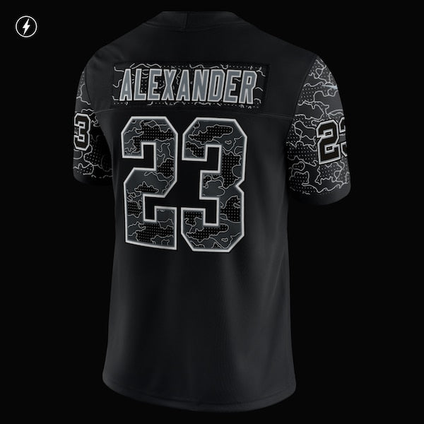 Jaire Alexander Green Bay Packers Nike RFLCTV Limited Jersey - Black - Image 6