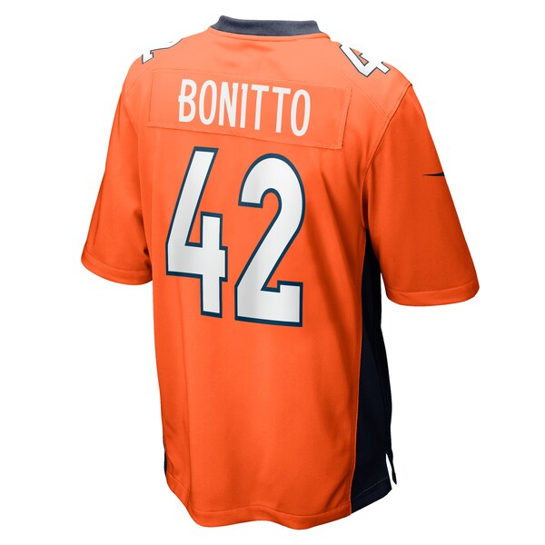 Nik Bonitto Denver Broncos Nike Game Player Jersey - Orange - Image 3