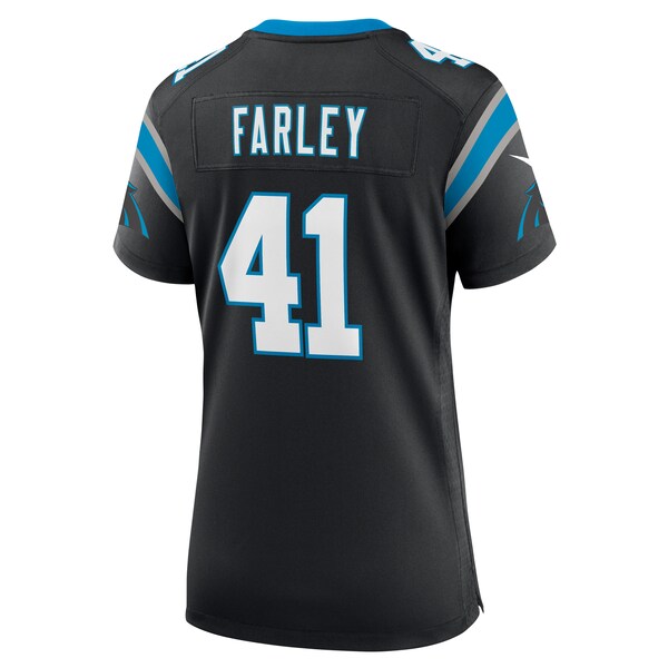 Matthias Farley Carolina Panthers Nike Women's Game Jersey - Black - Image 3