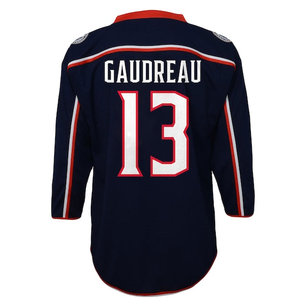Johnny Gaudreau Columbus Blue Jackets Preschool Replica Player Jersey - Navy - Image 3