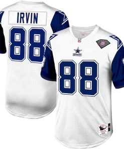 Michael Irvin Dallas Cowboys 1994  Authentic Throwback Retired Player Jersey - White