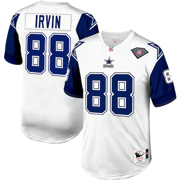 Michael Irvin Dallas Cowboys 1994 Authentic Throwback Retired Player Jersey - White