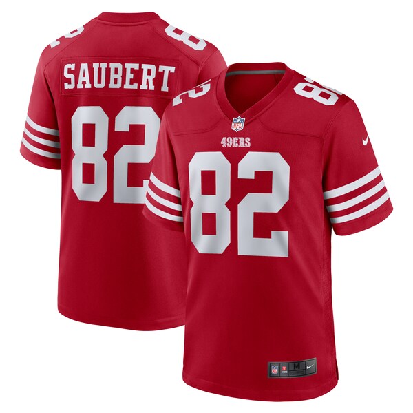 Eric Saubert San Francisco 49ers Nike Team Game Jersey - Scarlet