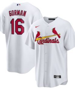 Nolan Gorman St. Louis Cardinals Nike Home Replica Jersey - White