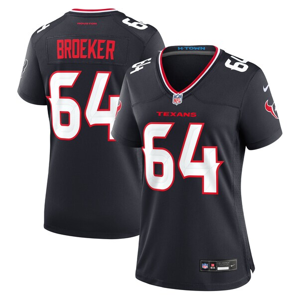 Nick Broeker Houston Texans Nike Women's Team Game Jersey - Navy