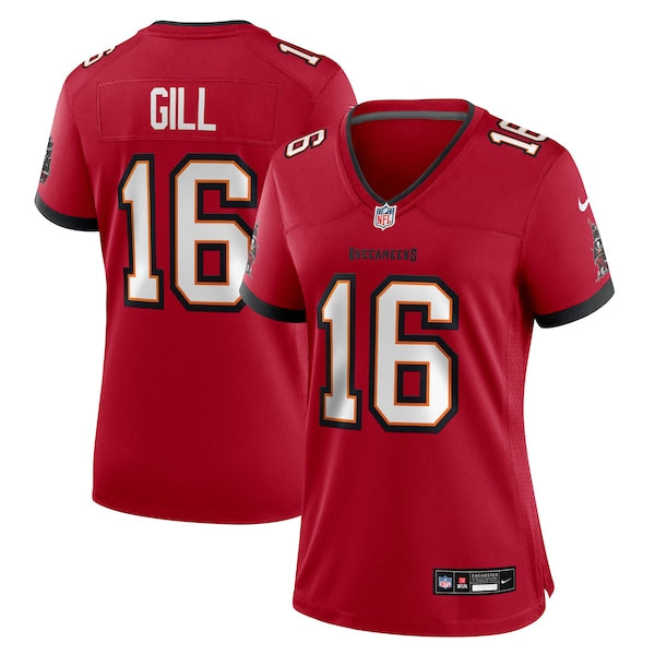 Trenton Gill Tampa Bay Buccaneers Nike Women's Team Game Jersey - Red - Image 6