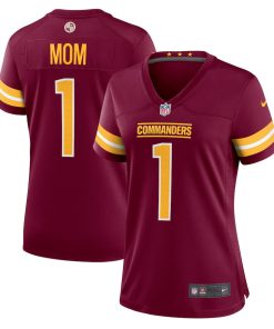 Number 1 Mom Washington Commanders Nike Women's Game Jersey - Burgundy