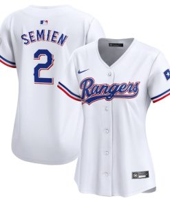 Marcus Semien Texas Rangers Nike Women's  Home Limited Player Jersey - White