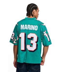 Alternative view of Dan Marino Miami Dolphins  x Golf Wang Unisex 1984 Legacy Fashion Jersey - Aqua