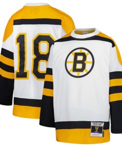 Willie O'Ree Boston Bruins Youth 1958 Blue Line Player Jersey - White