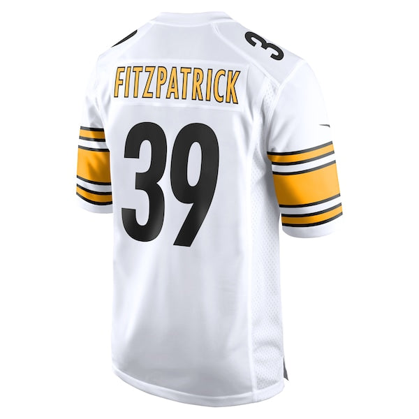 Minkah Fitzpatrick Pittsburgh Steelers Nike Game Player Jersey - White/Black - Image 4