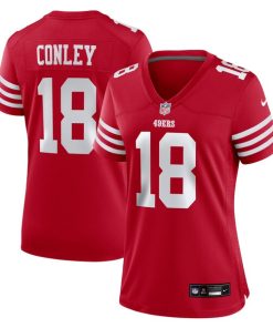 Alternative view of Chris Conley San Francisco 49ers Nike Women's  Game Jersey -  Scarlet
