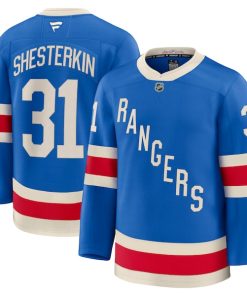 Igor Shesterkin New York Rangers  Centennial Premium Jersey - Blue