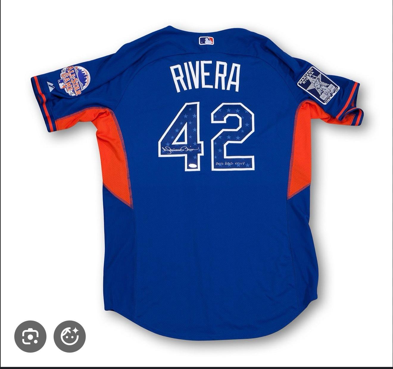 Mariano Rivera New York Yankees 2013 All Star Limited Jersey - Blue - Image 3