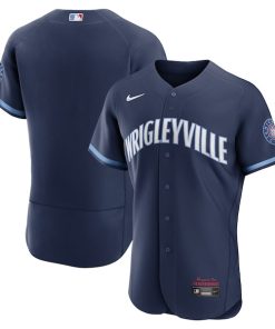 Chicago Cubs Nike City Connect Authentic Jersey - Navy