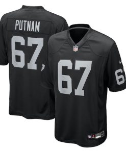 Will Putnam Las Vegas Raiders Nike Team Game Jersey -  Black