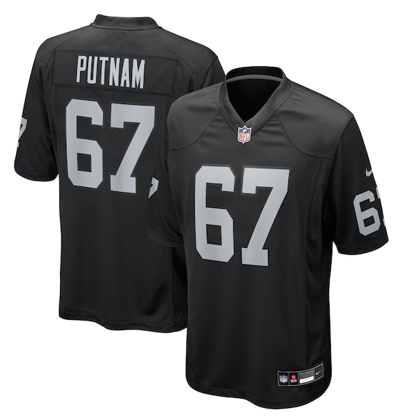 Will Putnam Las Vegas Raiders Nike Team Game Jersey - Black