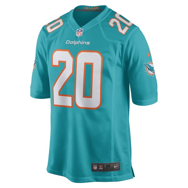 Justin Bethel Miami Dolphins Nike Game Player Jersey - Aqua - Image 2