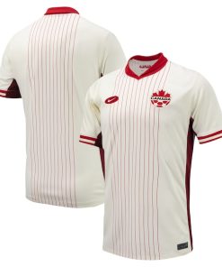 Canada Soccer Nike Men's 2024 Away Replica Jersey - Cream
