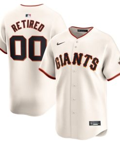 San Francisco Giants Nike Home Limited Pick-A-Player Retired Roster Jersey - Cream