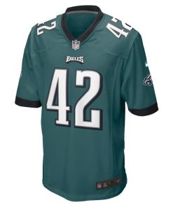 Alternative view of Kindle Vildor Philadelphia Eagles Nike  Game Jersey - Midnight Green