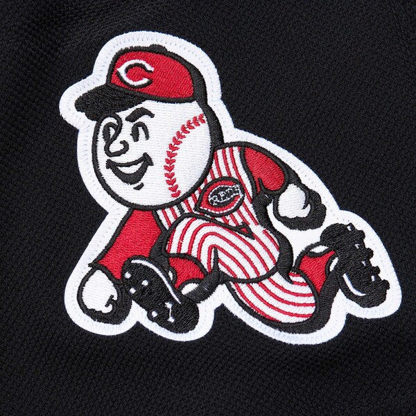 Ken Griffey Jr. Cincinnati Reds Cooperstown Collection Authentic Mesh Batting Practice Jersey - Black - Image 8