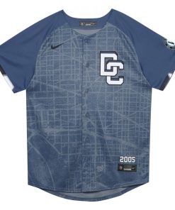 Alternative view of CJ Abrams Washington Nationals Nike Preschool City Connect 2025 Limited Player Jersey - Blue
