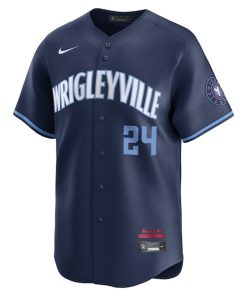 Alternative view of Cody Bellinger Chicago Cubs Nike City Connect Limited Player Jersey - Navy