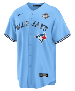 Alternative view of Bo Bichette Toronto Blue Jays Nike 2025 World Series Alternate Replica Jersey - Powder Blue