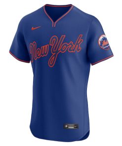 Alternative view of New York Mets Nike Alternate 2 Elite Jersey - Royal