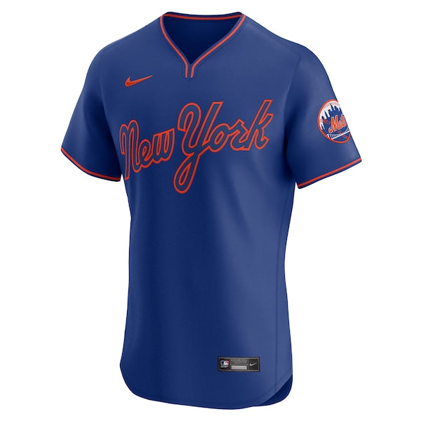 New York Mets Nike Alternate 2 Elite Jersey - Royal - Image 2