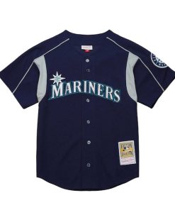 Alternative view of Ichiro Suzuki Seattle Mariners  Cooperstown Collection Batting Practice Jersey - Navy