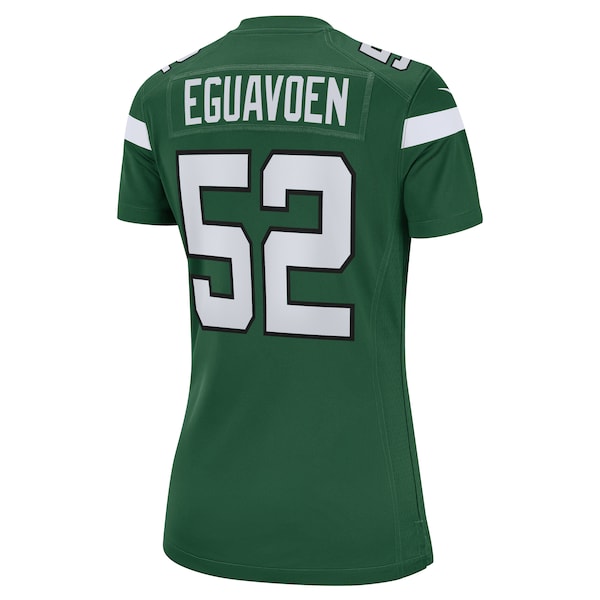 Sam Eguavoen New York Jets Nike Women's Game Jersey - Gotham Green - Image 3