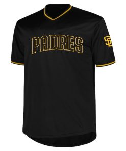 Alternative view of San Diego Padres Profile Big & Tall Pop Fashion Jersey - Black