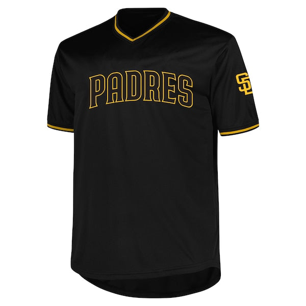 San Diego Padres Profile Big & Tall Pop Fashion Jersey - Black - Image 2